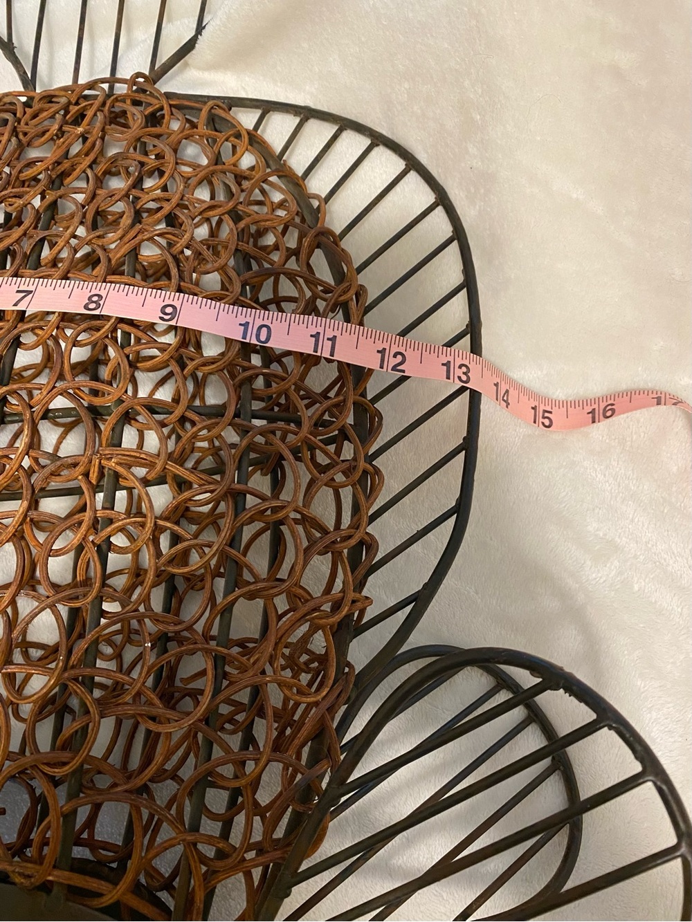 Vintage Woven Metal Fish Sculpture - Picture 10 of 10